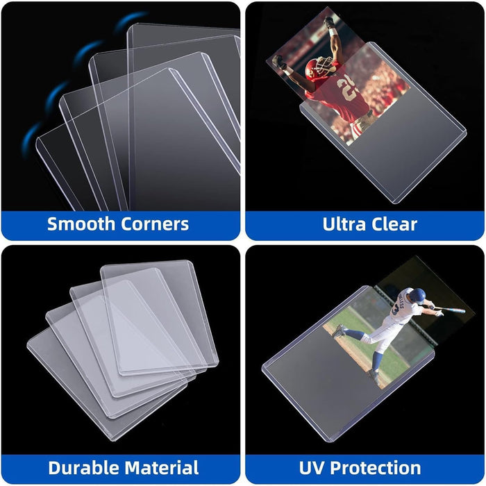 Hard Plastic 3" x 4" Baseball Card Protector Sleeves - Collective Commerce Group