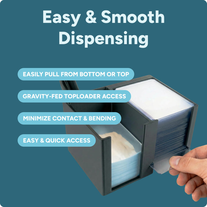 Premium Trading Card Storage Station: Includes Toploaders and Penny Sleeves by Collective Commerce Group