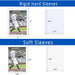 Hard Plastic 3" x 4" Baseball Card Protector Sleeves - Collective Commerce Group