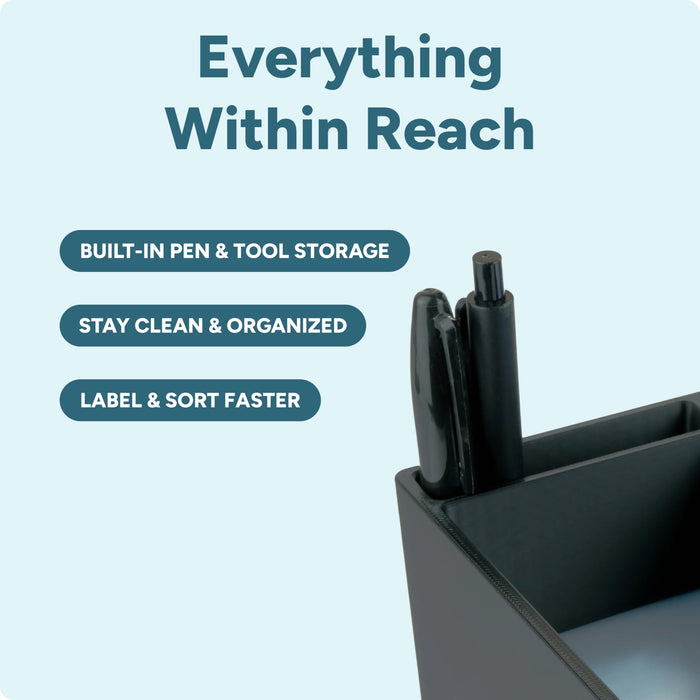 Premium Trading Card Storage Station: Includes Toploaders and Penny Sleeves by Collective Commerce Group