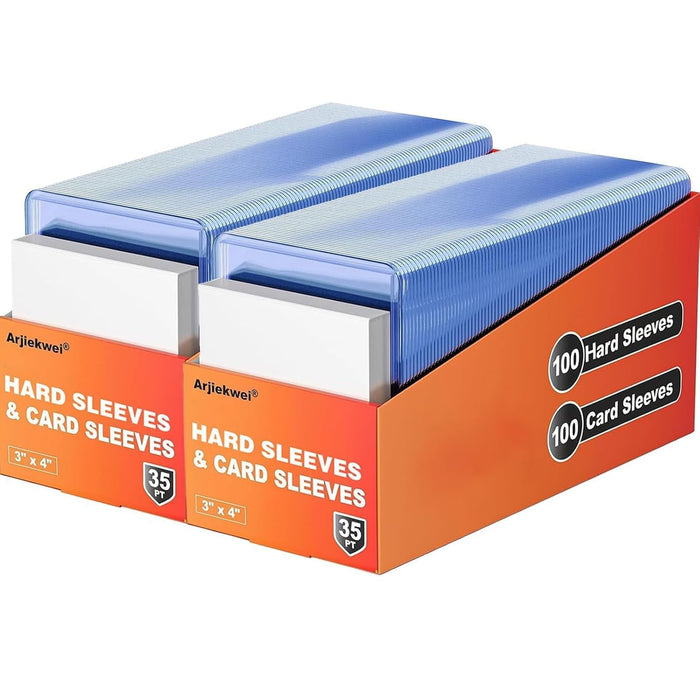 Hard Plastic 3" x 4" Baseball Card Protector Sleeves - Collective Commerce Group